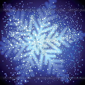 Christmas snowflakes on colorful background - vector EPS clipart