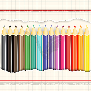 Set of pencils - vector image