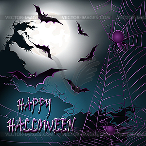 Halloween background.  - vector clip art