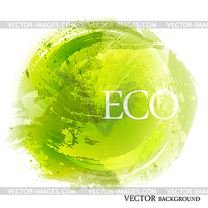 Green eco abstract - vector clip art