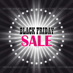 Black Friday sale abstract background - royalty-free vector clipart