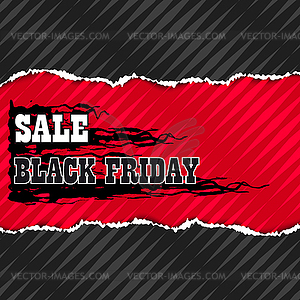 Black Friday sale abstract background - vector image