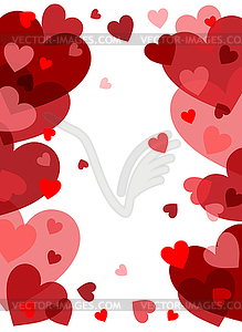 Абстрактный фон ко дню Святого Валентина - изображение в векторе