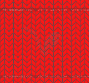 Flat knitting seamless pattern - vector image