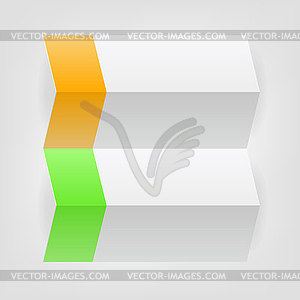 Flat paper tag - vector clipart / vector image