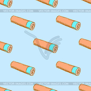 Sketch batteries in vintage style - vector image