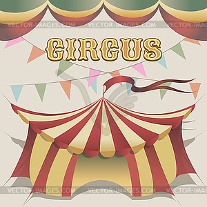 Circus tent - vector image