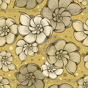 Nautilus shells pattern - vector image