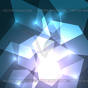 Cube abstract background - royalty-free vector clipart