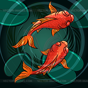 Fishes - vector clip art