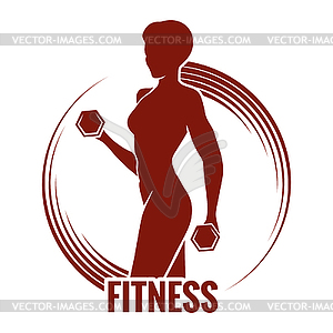 Fitness Logo - vector clip art