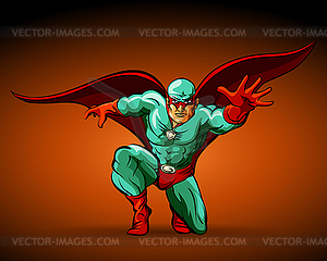 Супер Герой - изображение в векторе / векторный клипарт