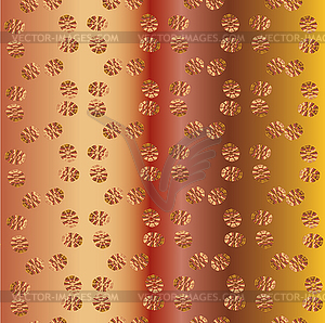 Ornament in brown tones - vector clipart