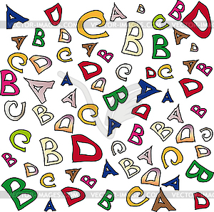 Letters - vector clipart