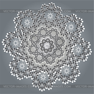 Pattern (double on grey on grey ) - vector image