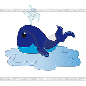 Whale - vector clipart