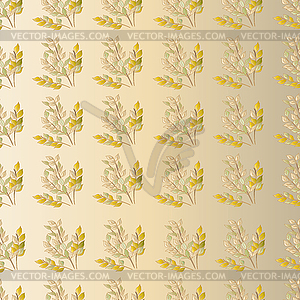 Ornament of twigs - vector clipart