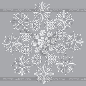 Pattern of flowers - vector image