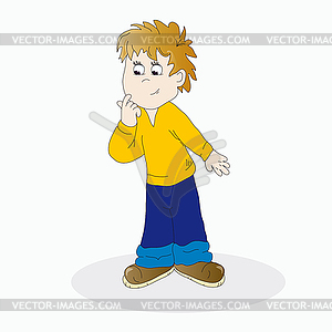 Boy - vector image