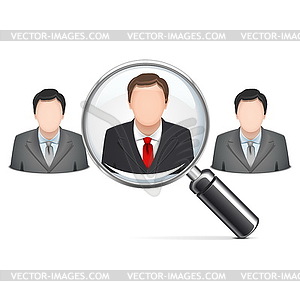 Recruitment Concept - vector clipart / vector image