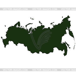 Россия Пиктограмма - векторное графическое изображение