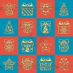 Christmas Ornaments - vector clipart