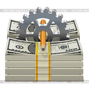 Starting Capital Concept - vector clipart