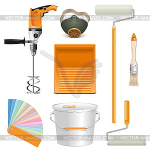 Painting Tools - vector clipart