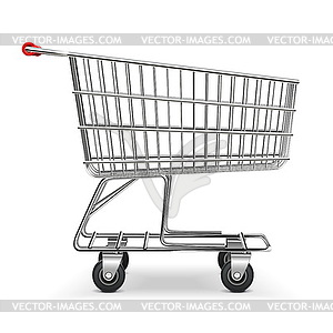 Shopping Trolley - vector image