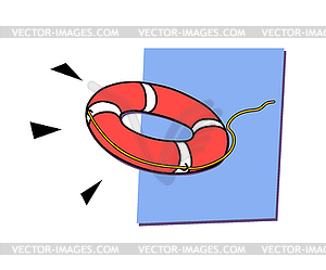 Lifebuoys - vector clipart