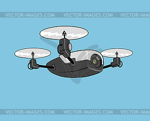 Air drone - vector clipart