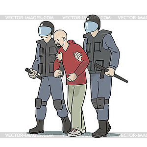 Arrest - vector image