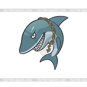 Business shark - vector image