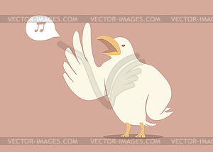 Bird - royalty-free vector clipart