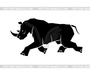 Rhinoceros - vector image