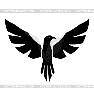 Hawk tattoo - vector image