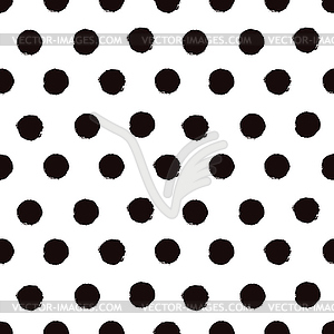 Polka dot seamless pattern - vector clip art