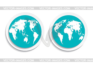 Earth blue - vector clip art