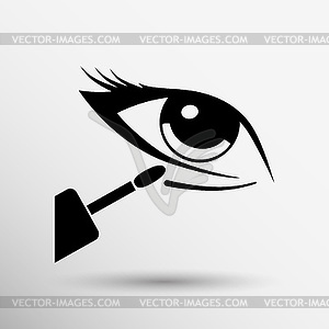 Concealer stick under-eye circles facial blemishes - vector image