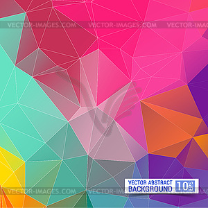 Abstract Geometric backgrounds. Polygonal design - vector clipart