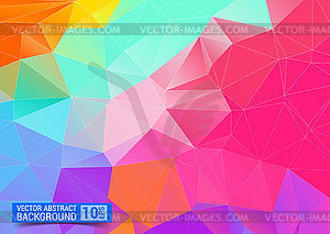Abstract Geometric backgrounds. Polygonal design - vector clip art