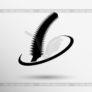 Watercolor mascara. Fashion .  - vector clip art