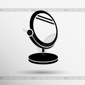 Mirror icon view sign symbol - vector clipart