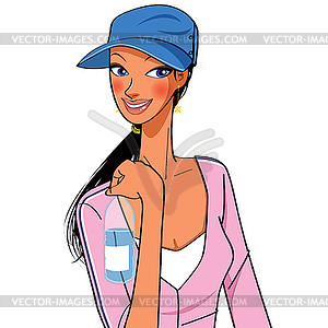 After exercise - royalty-free vector clipart