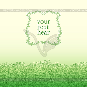 Organic garden - vector clipart
