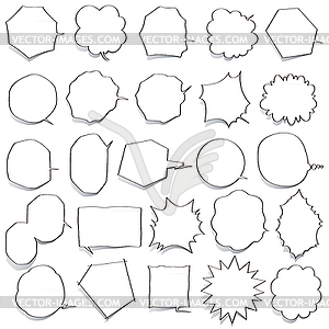 Speech bubble - vector image