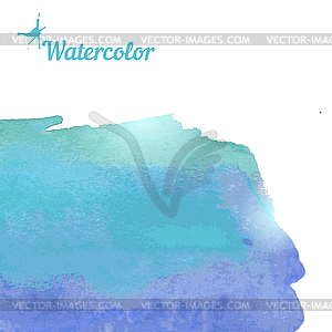 Watercolor design element - vector clipart