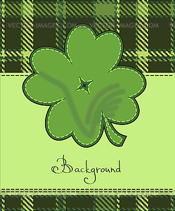 Four leaf clover - vector clipart