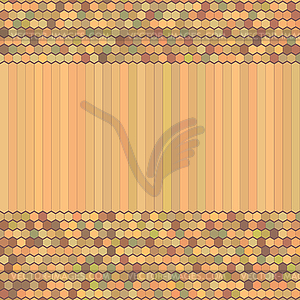 Abstract Background, Color Comb Ornament - vector image
