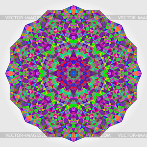 Abstract Flower. Creative Colorful style wheel. - vector clipart / vector image